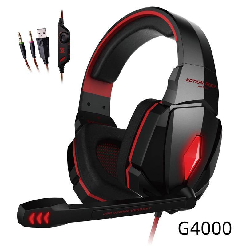 Modern Luxury Gaming STEVVEX Headset over-ear Game Earphones Wired gaming headset microphone Deep bass stereo headphones for PC and GAming - Fabs things