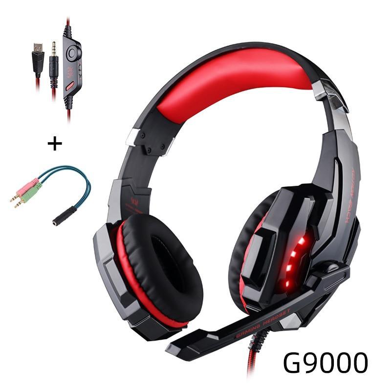 Modern Luxury Gaming STEVVEX Headset over-ear Game Earphones Wired gaming headset microphone Deep bass stereo headphones for PC and GAming - Fabs things