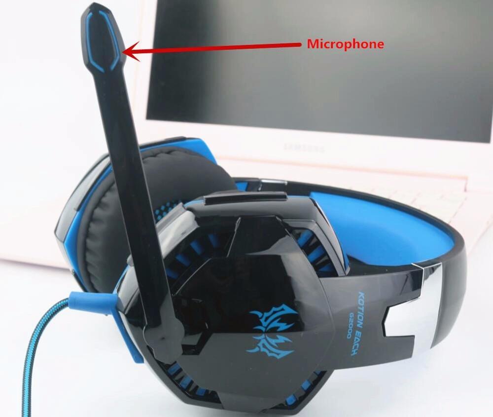 NEW STEVVEX Modern G2000 G9000 Gaming Headsets Big Headphones with Light Mic Stereo Earphones Deep Bass for PC Computer, Laptop and Gaming - Fabs things