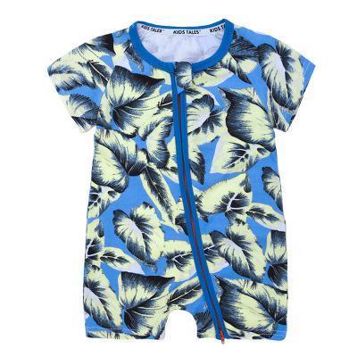 Modern Printed Newborn Baby Short Sleeved Cotton Jumpsuit Infant Cartoon Animal Costumes Clothing For Girls and Boys Kids - Fabs things