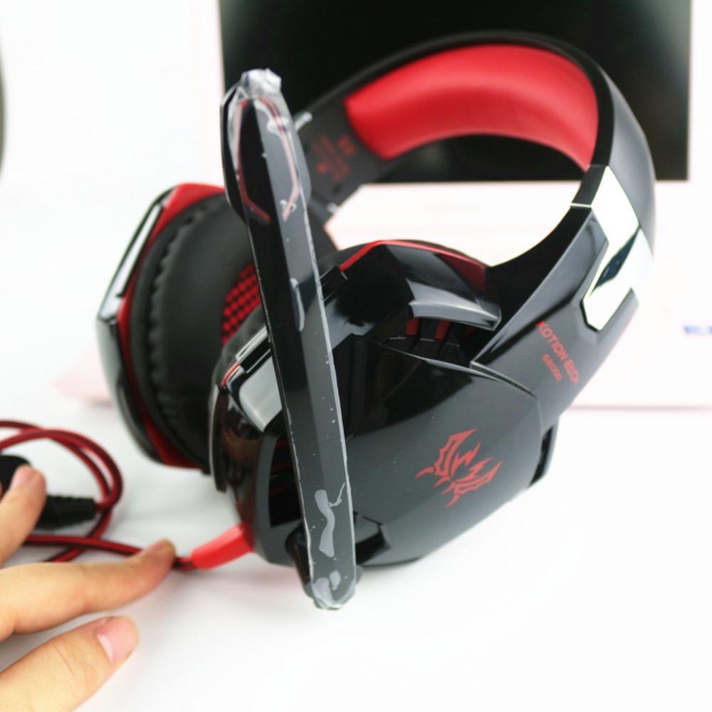 NEW STEVVEX Modern G2000 G9000 Gaming Headsets Big Headphones with Light Mic Stereo Earphones Deep Bass for PC Computer, Laptop and Gaming - Fabs things