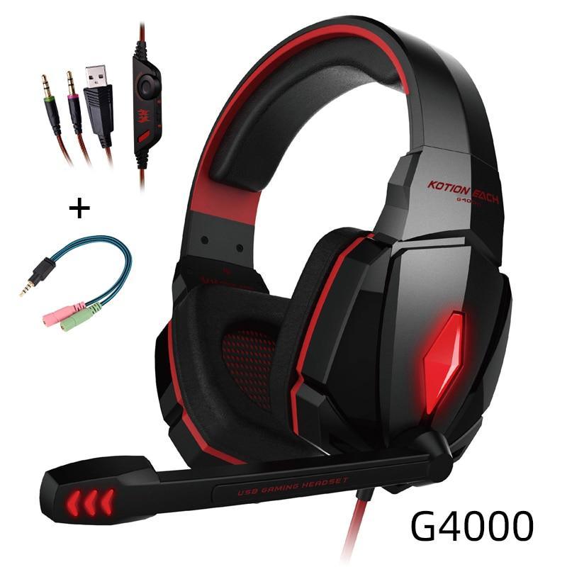 Modern Luxury Gaming STEVVEX Headset over-ear Game Earphones Wired gaming headset microphone Deep bass stereo headphones for PC and GAming - Fabs things