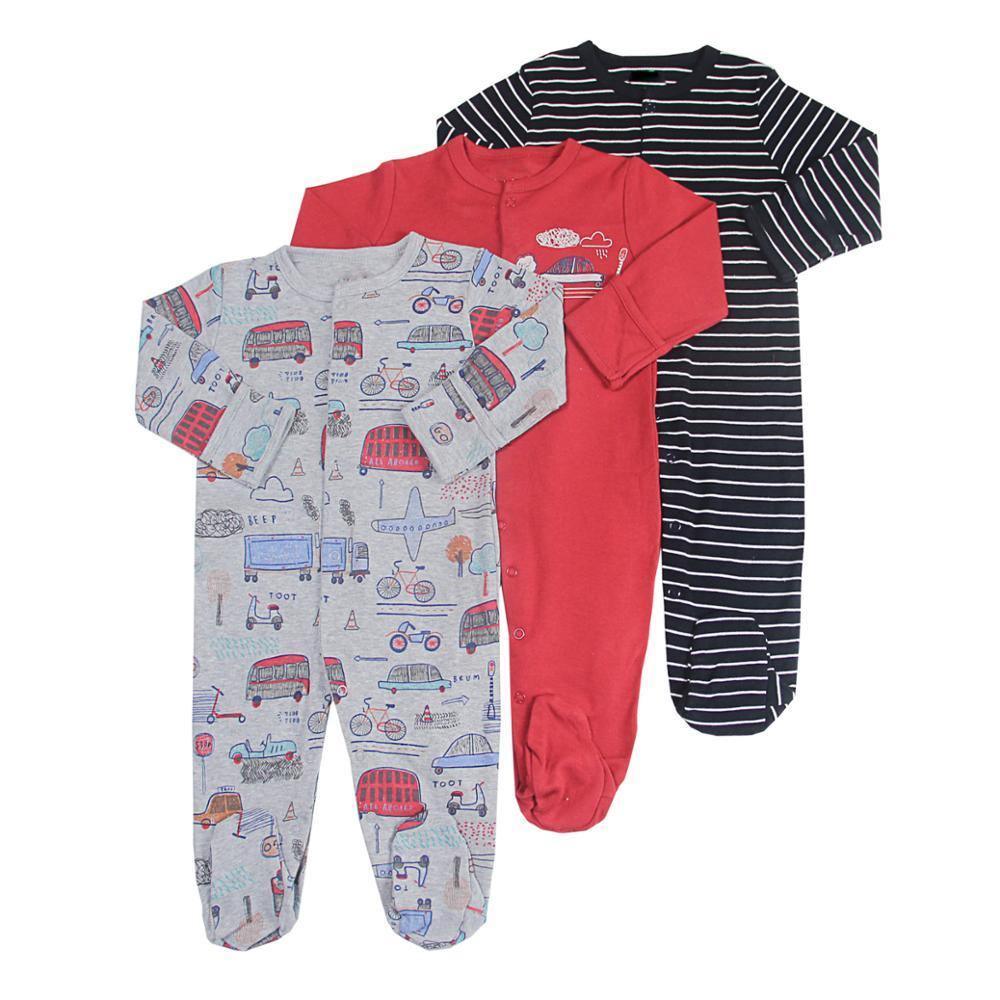 3pcs Set Baby Romper Newborn Sleep suit Flower Baby Rompers Infant Baby Clothes Long Sleeve Newborn Jumpsuits Pajamas for Kids - Fabs things