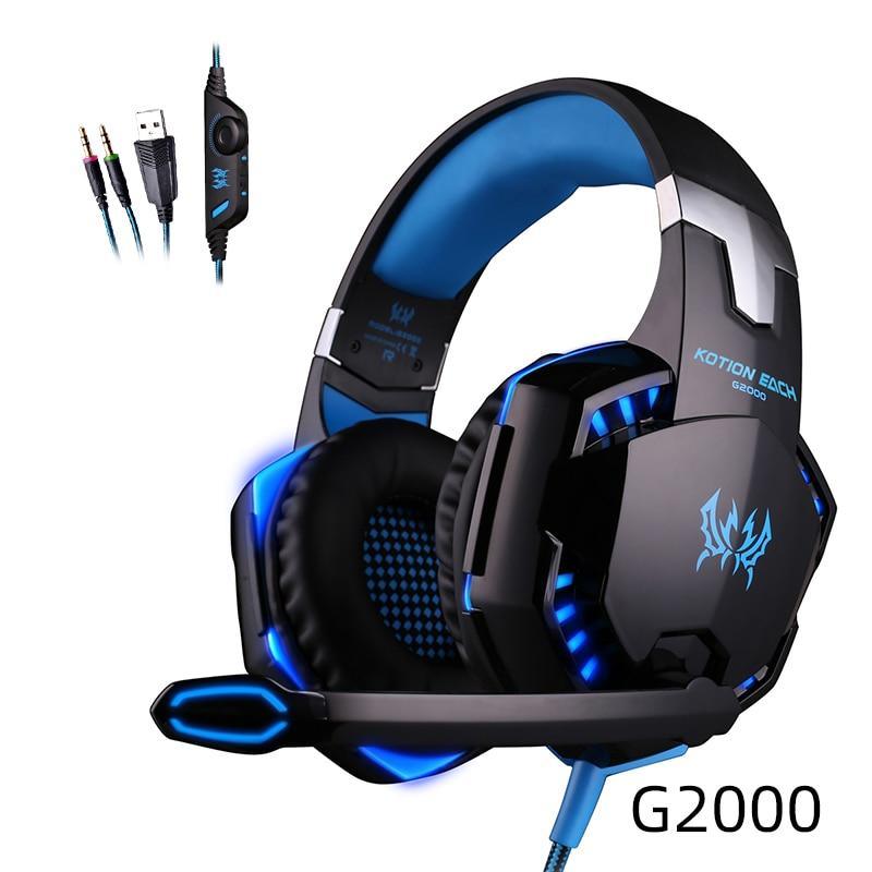 Modern Luxury Gaming STEVVEX Headset over-ear Game Earphones Wired gaming headset microphone Deep bass stereo headphones for PC and GAming - Fabs things