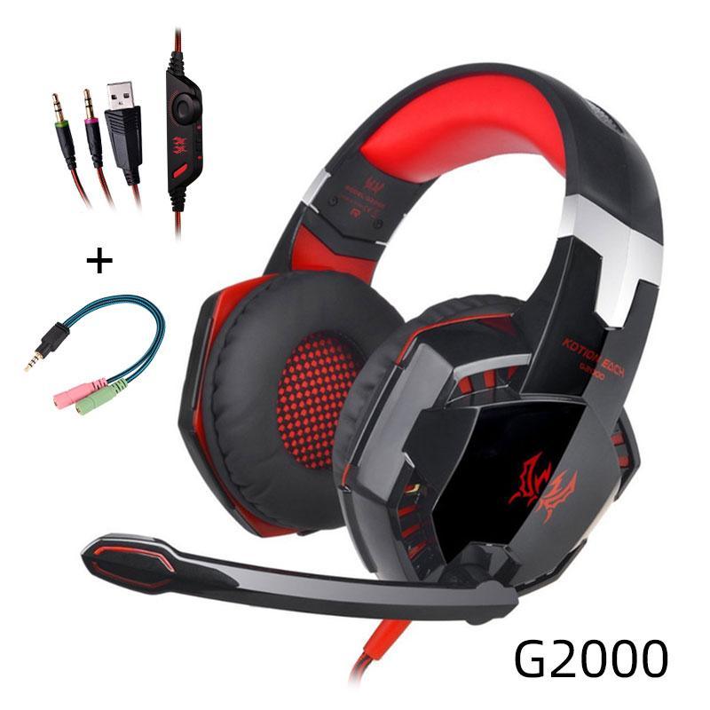 Modern Luxury Gaming STEVVEX Headset over-ear Game Earphones Wired gaming headset microphone Deep bass stereo headphones for PC and GAming - Fabs things