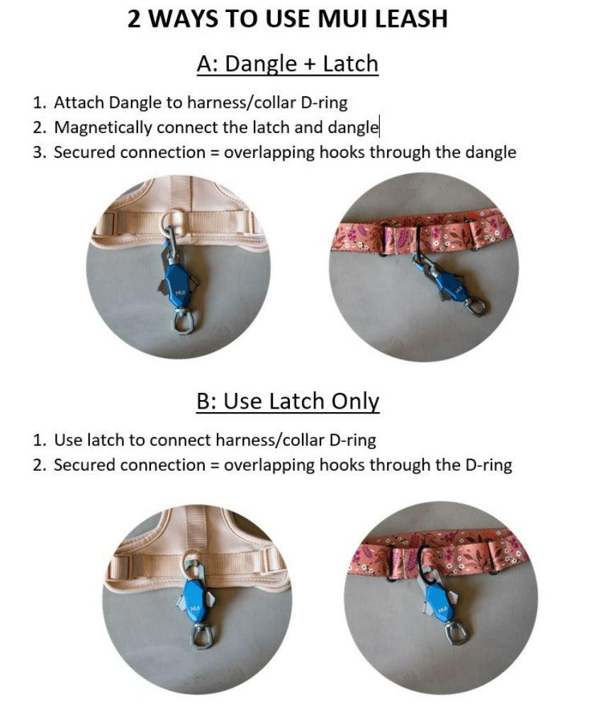 Patented Magnetic Dog Leash - One-Hand Connect & Release - Fabs things