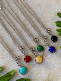 STONE CHARM NECKLACE - Fabs things