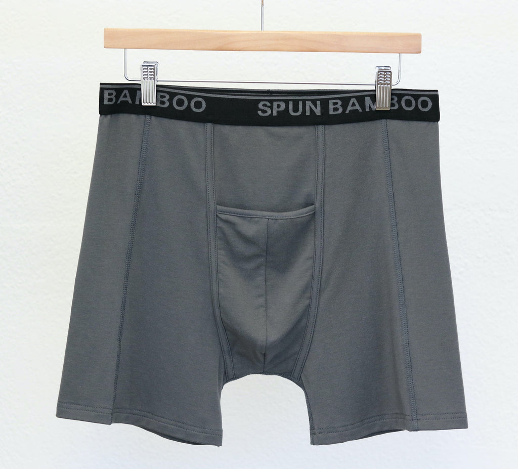 Men's Bamboo Boxer Briefs – Bamboo Viscose, Organic Cotton, Horizontal Fly