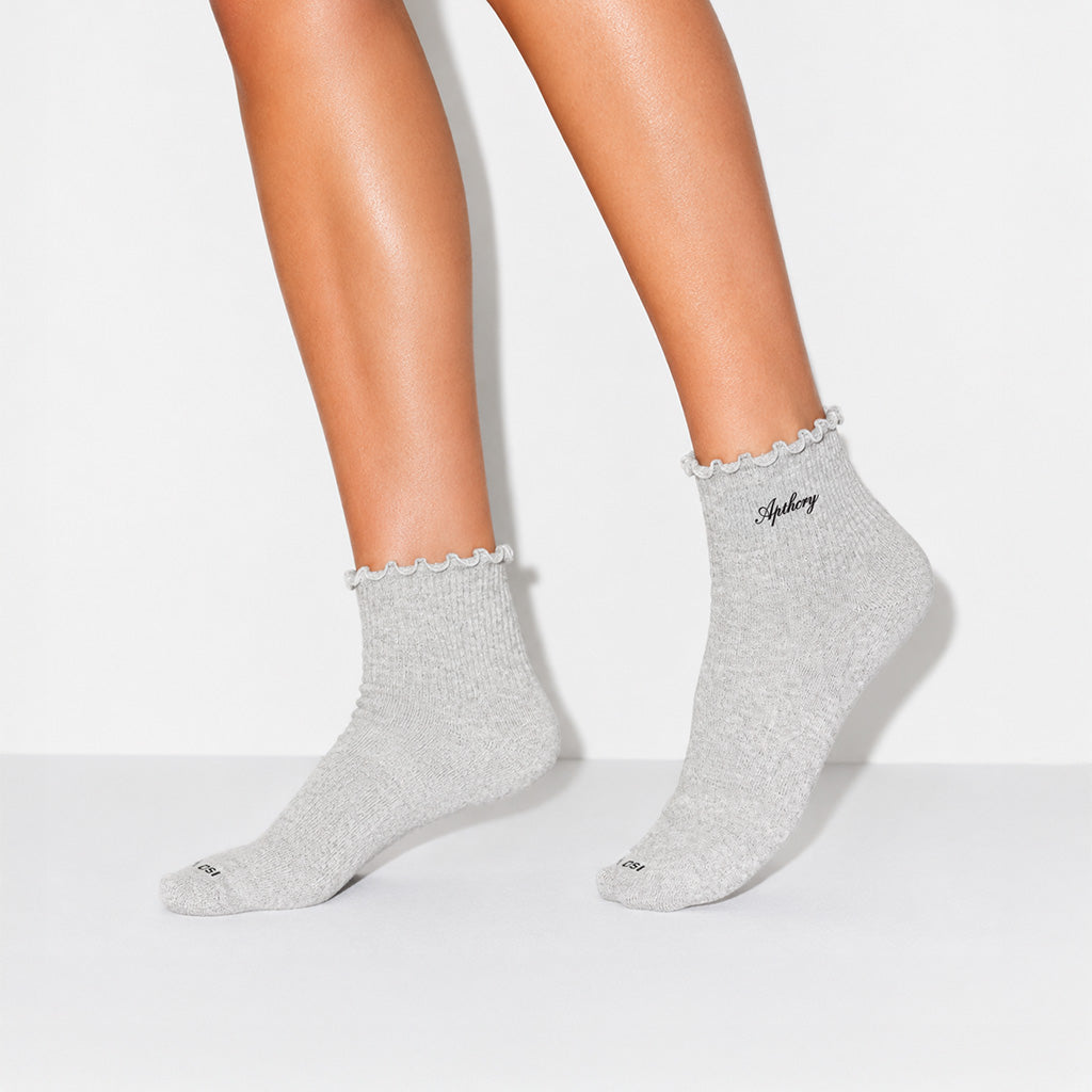 WMNS Lettuce Edge Quarter Socks 4 pack