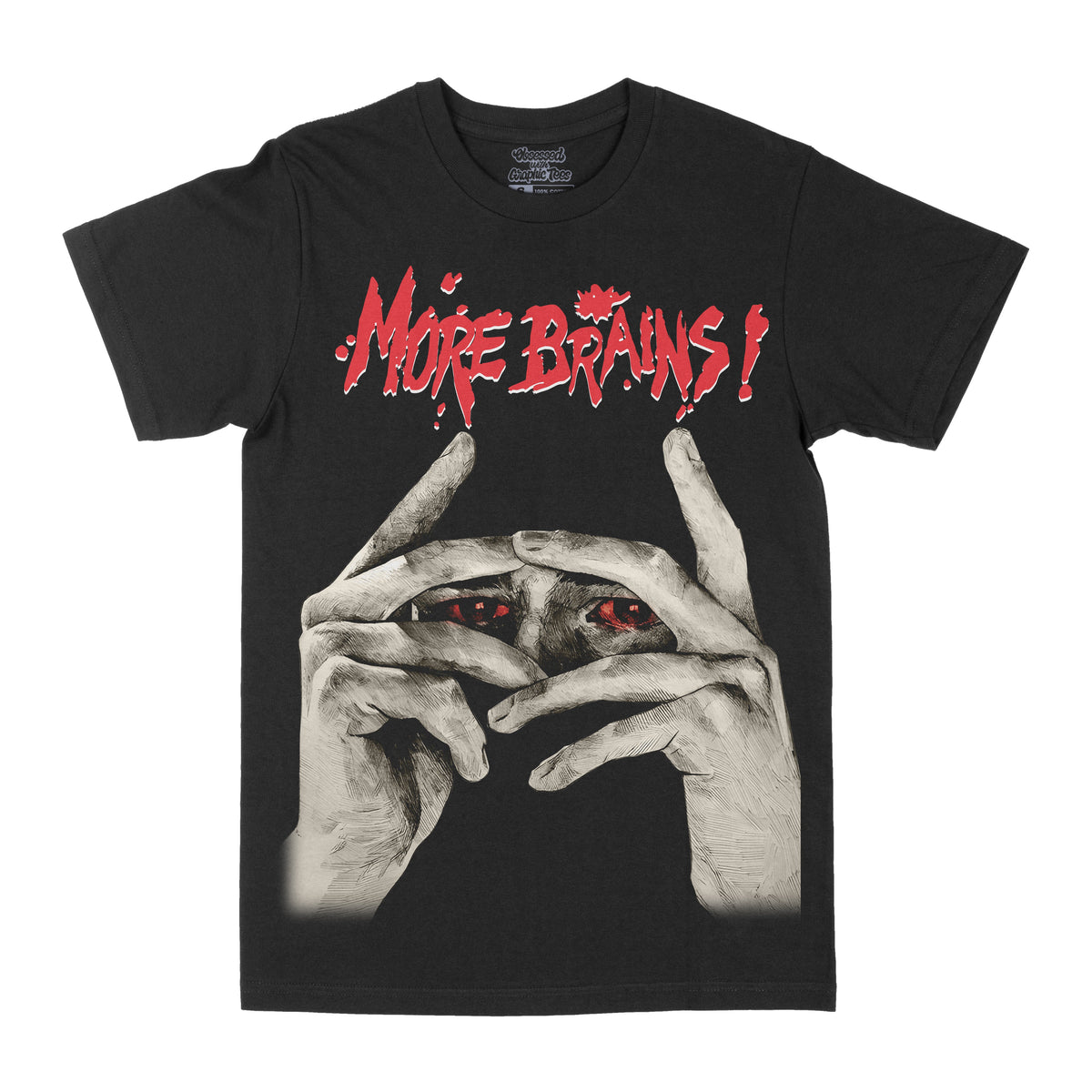 More Brains Graphic Tee - Fabs things