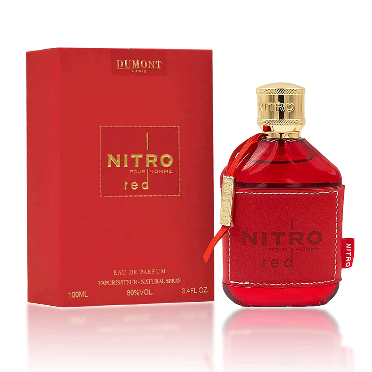 Dumont NITRO RED Eau de Parfum for Men - Fruity, Woody & Floral Fragrance, Luxury Long Lasting Cologne & Body Spray, Ideal gift - Fabs things