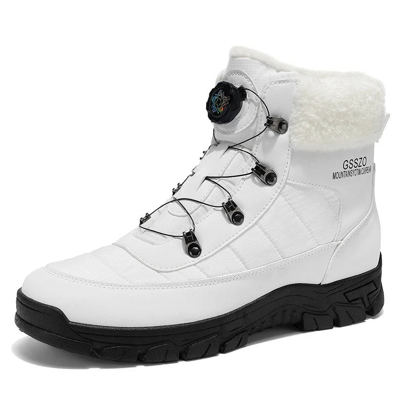 Mens Winter Snow Boots – Warm Durable Outdoor Shoes - Fabs things