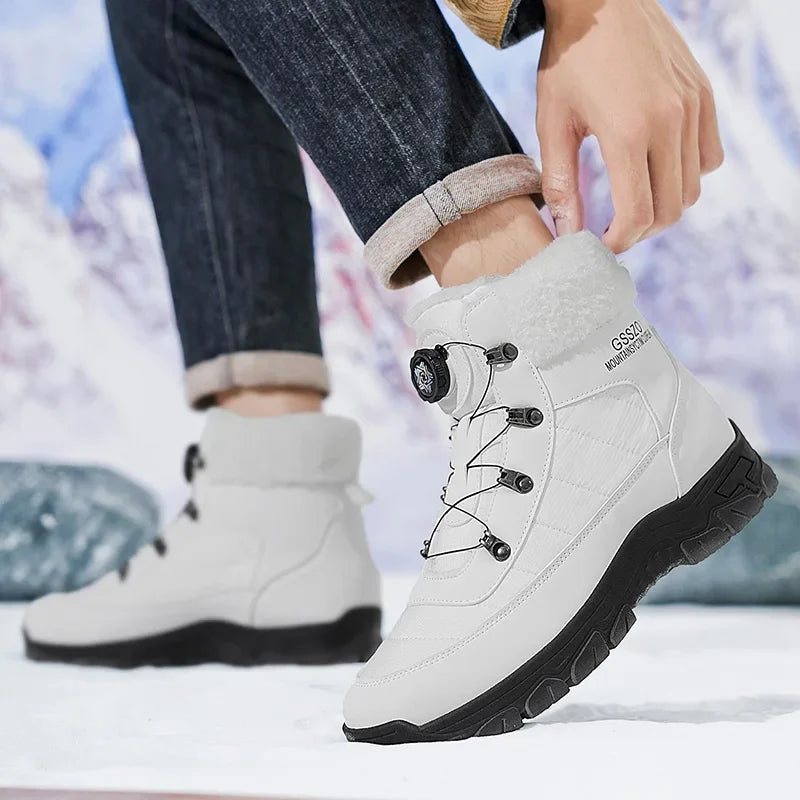 Mens Winter Snow Boots – Warm Durable Outdoor Shoes - Fabs things