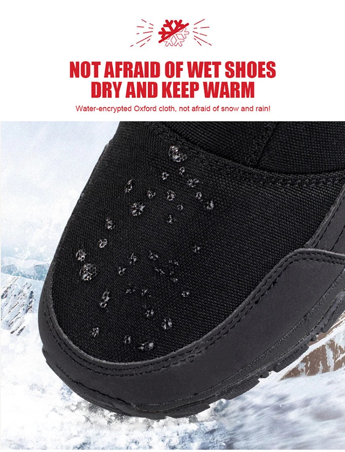 Men's Winter Waterproof Snow Boots - Fabs things