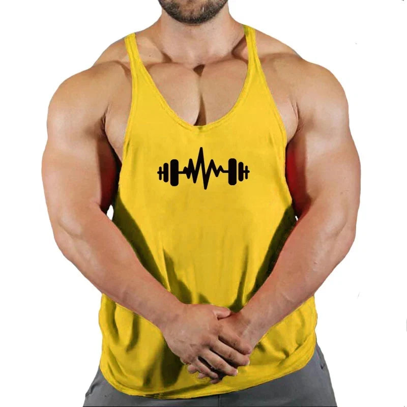 Gym Top Men T-shirts Fitness Man Clothes Muscular - Fabs things