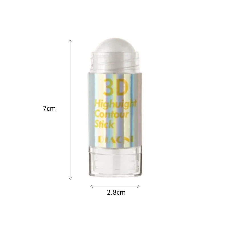 6 Colors 3D Face Brighten Highlighter Bar Cosmetic Face Contour Bronzer Shimmer Highlighter Stick Concealer Cream Makeup tool - Fabs things