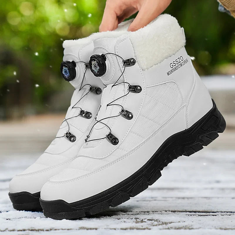 Mens Winter Snow Boots – Warm Durable Outdoor Shoes - Fabs things