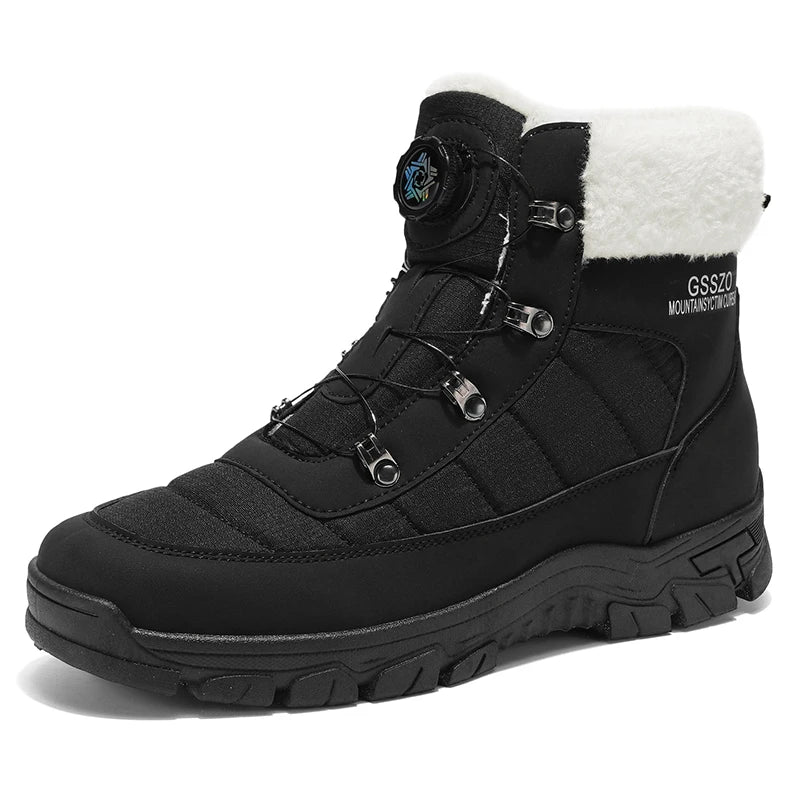 Mens Winter Snow Boots – Warm Durable Outdoor Shoes - Fabs things