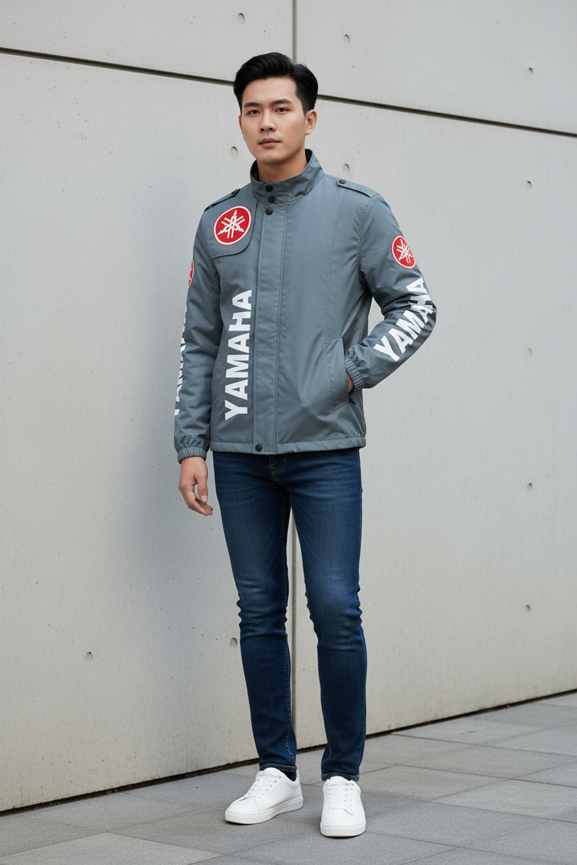 Motorcycle Jacket Yamaha Jacket 2026 Summer new Outdoor Motocross Sweatshirt Oversized Yamaha Clothing Men's Biker Jacket Coats