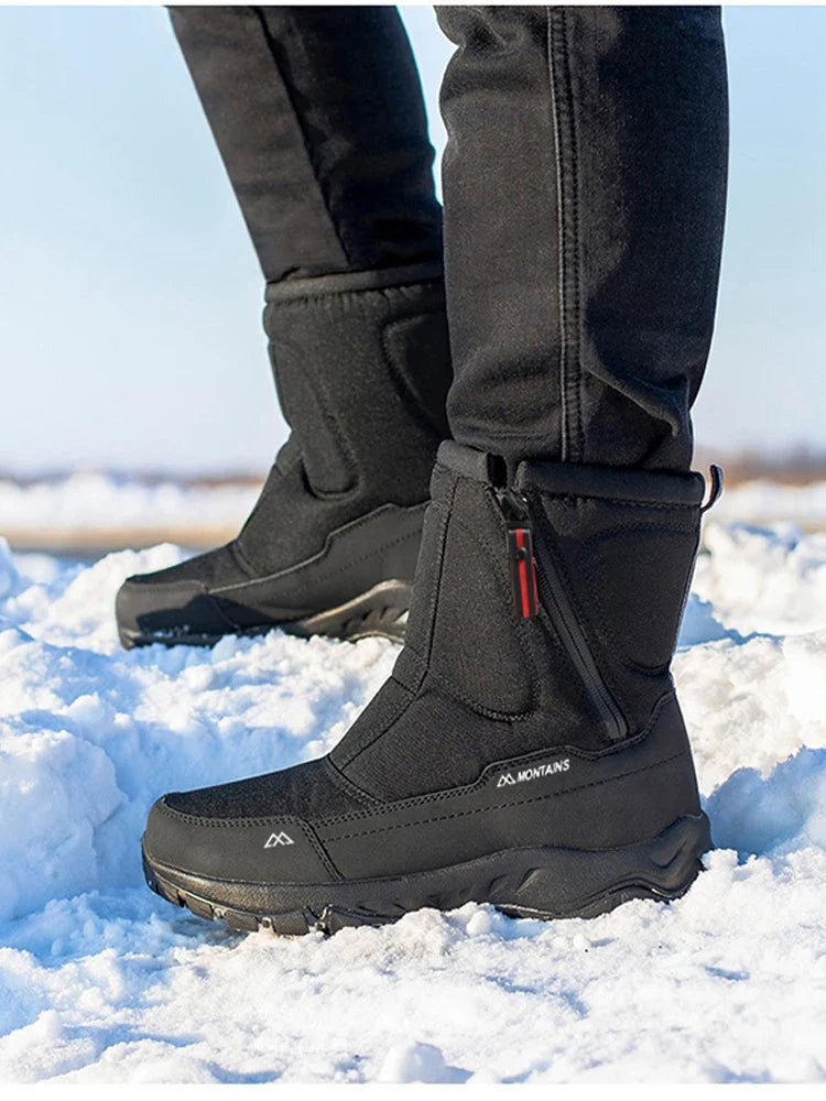 Men's Winter Waterproof Snow Boots - Fabs things