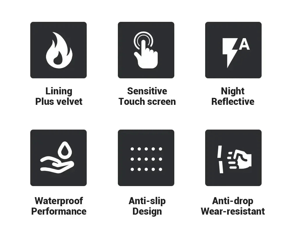 Warm Winter Waterproof Windproof Anti-slip Gloves - Fabs things