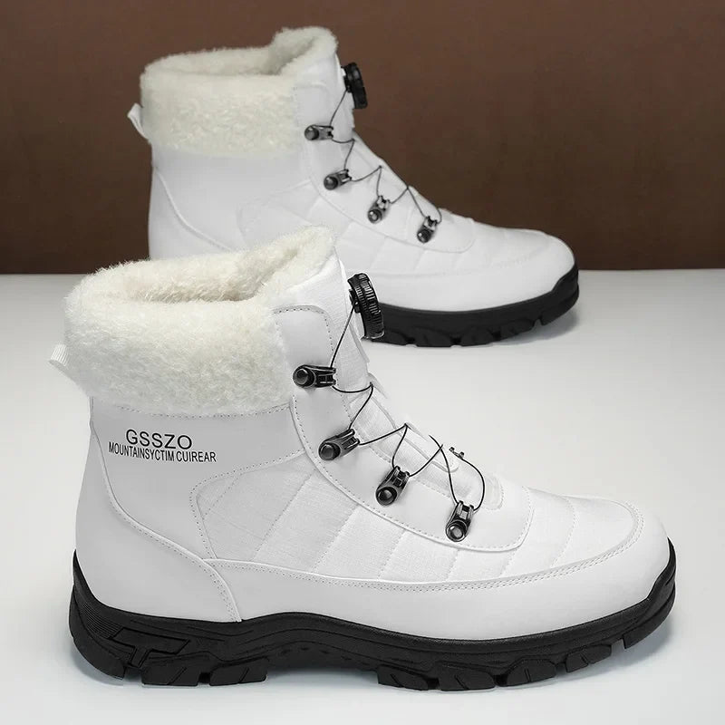Mens Winter Snow Boots – Warm Durable Outdoor Shoes - Fabs things