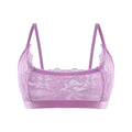 1pcs Fashion Style 2026 New Sheer Floral Lace Wire-Free No Pad Bra Underwear Unlined Brassiere Sexy Lingerie Elegant Women Bras