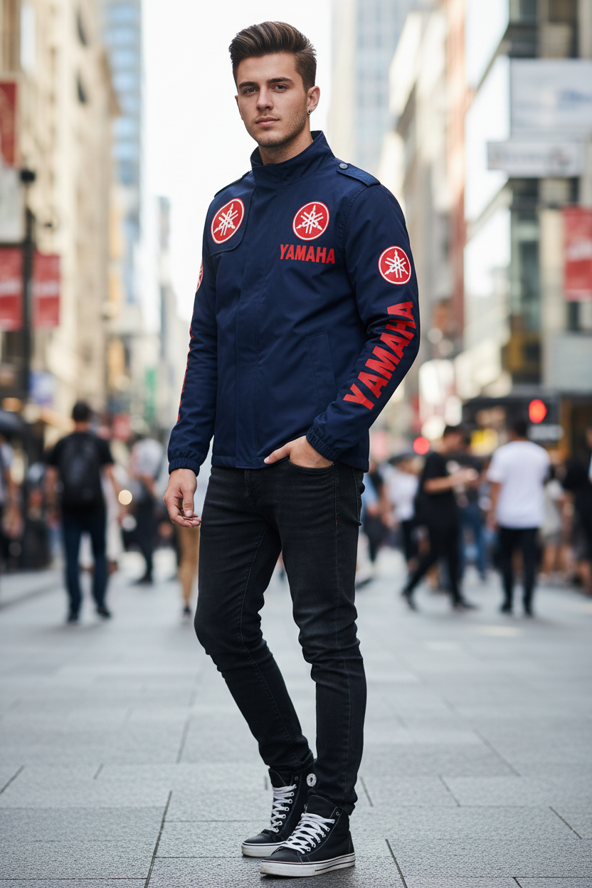 Motorcycle Jacket Yamaha Jacket 2026 Summer new Outdoor Motocross Sweatshirt Oversized Yamaha Clothing Men's Biker Jacket Coats
