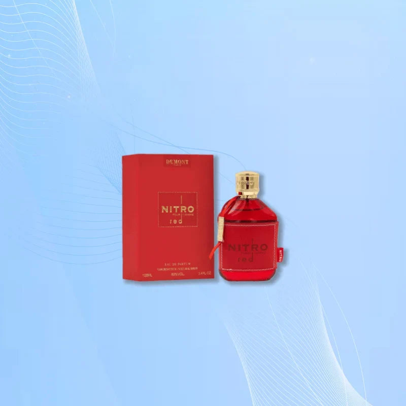 Dumont NITRO RED Eau de Parfum for Men - Fruity, Woody & Floral Fragrance, Luxury Long Lasting Cologne & Body Spray, Ideal gift - Fabs things