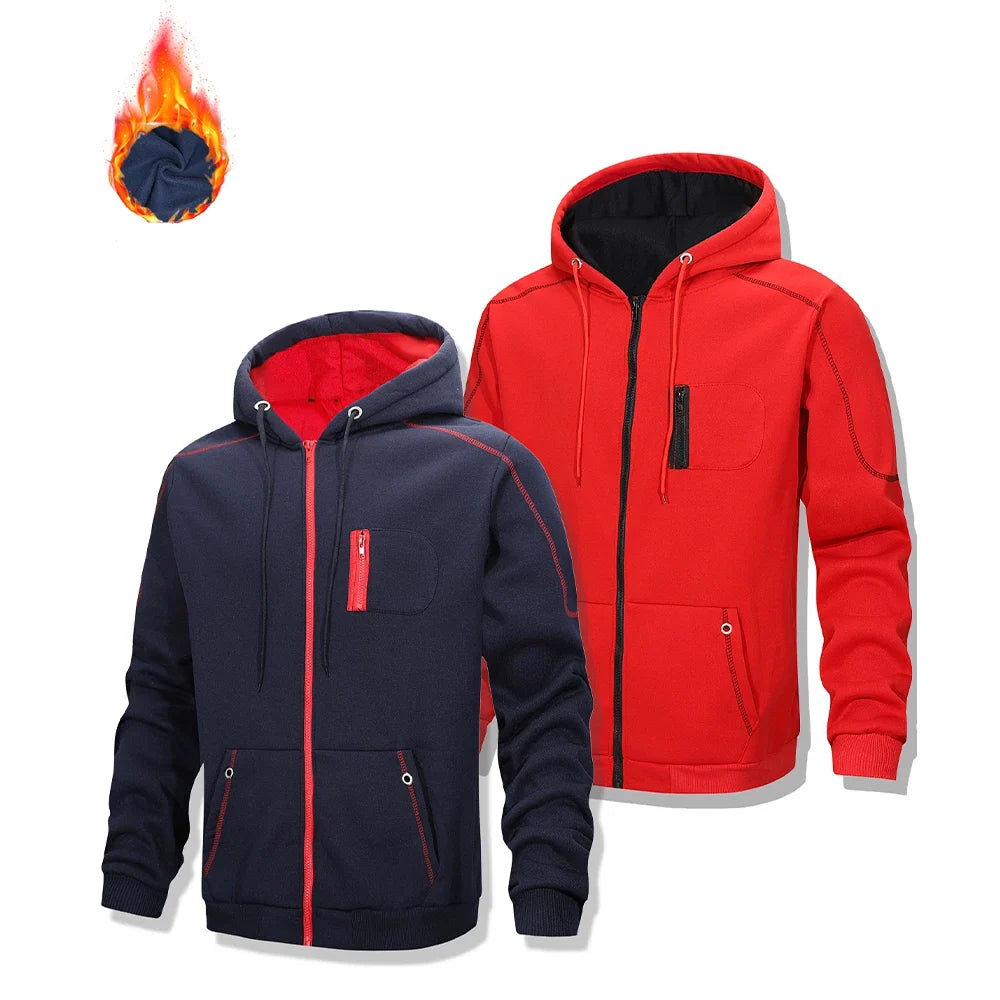 Men's Jacket Cycling Thermal Fleece Windproof Sportswear