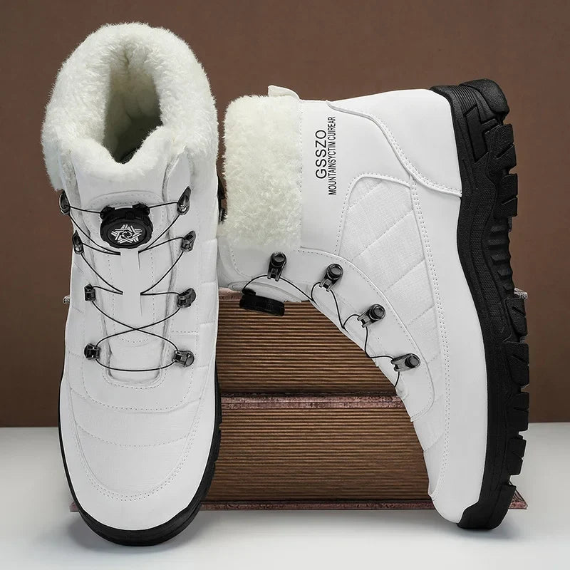 Mens Winter Snow Boots – Warm Durable Outdoor Shoes - Fabs things