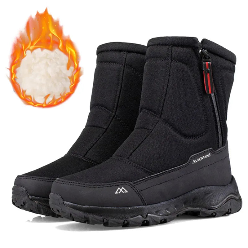 Men's Winter Waterproof Snow Boots - Fabs things