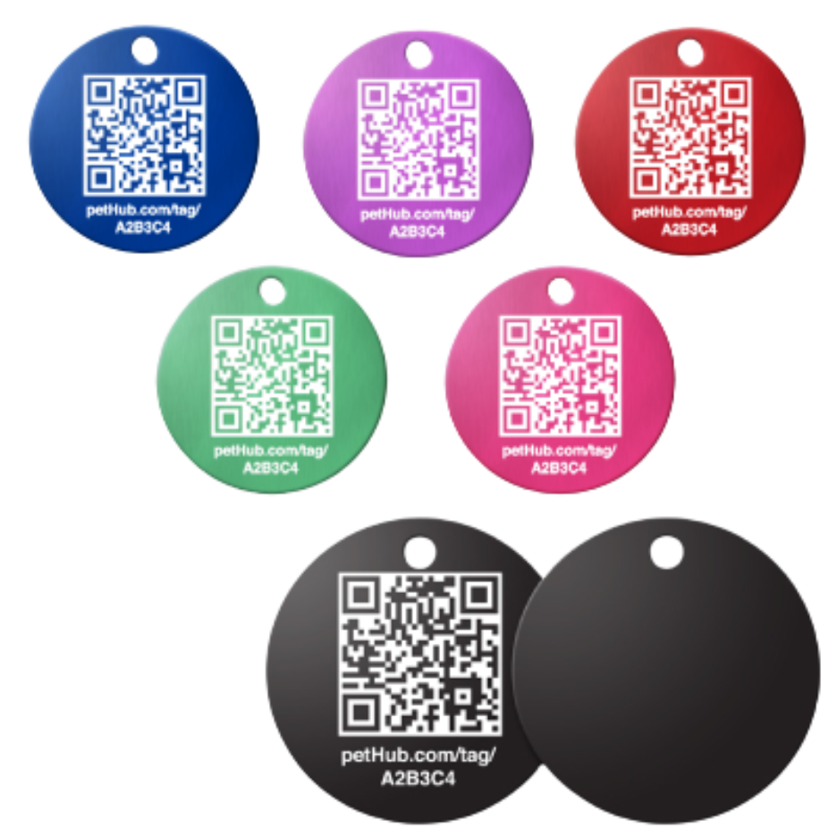 PetHub QR Pet ID Tag – Classic Aluminum - Fabs things