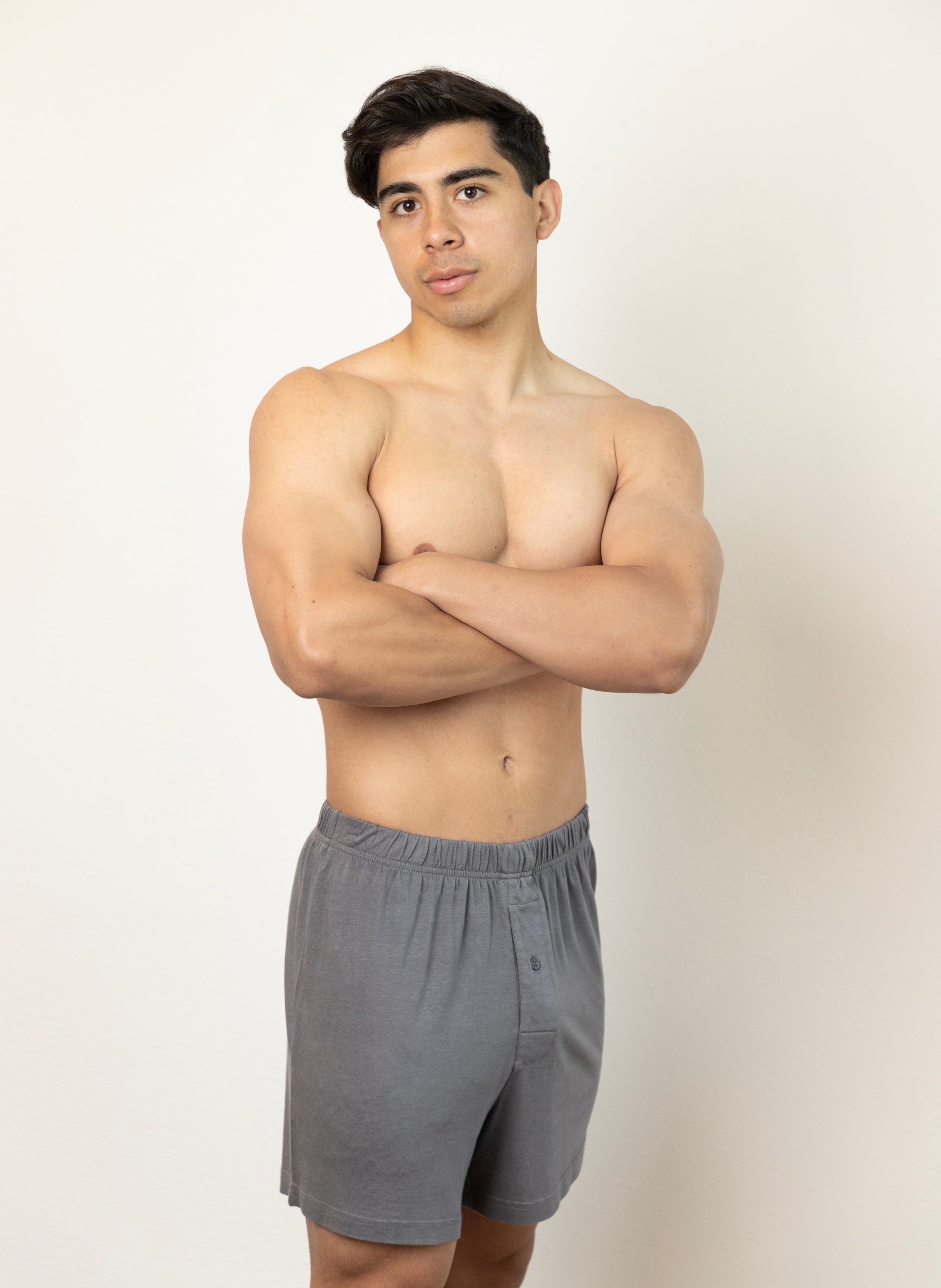 Men's Bamboo Boxer Shorts – Bamboo Viscose, Organic Cotton, Button Fly