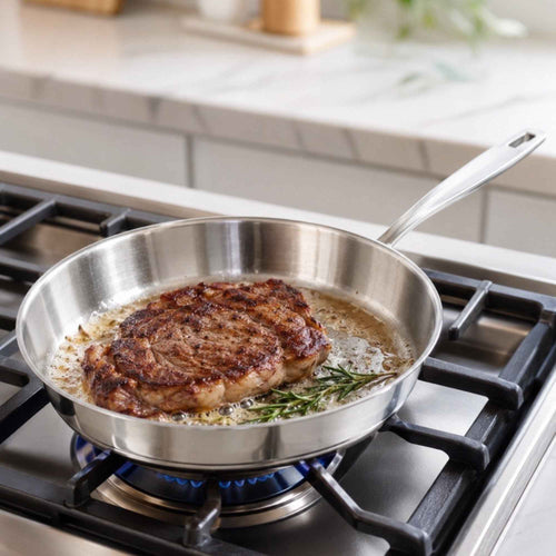 5-Ply Stainless Steel Frying Pan - Fabs things