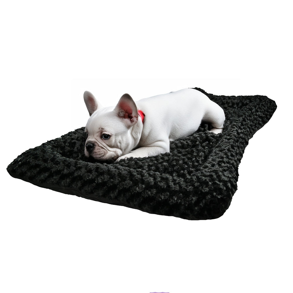 Dog Bed - Rectangle Bolstered Furvana™ 'Cloud' - Fabs things