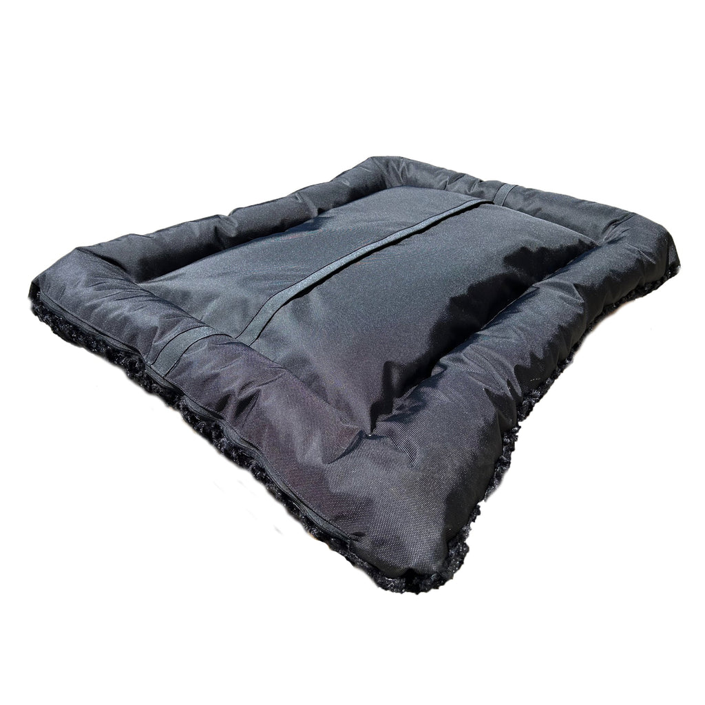 Dog Bed - Rectangle Bolstered Furvana™ 'Cloud' - Fabs things