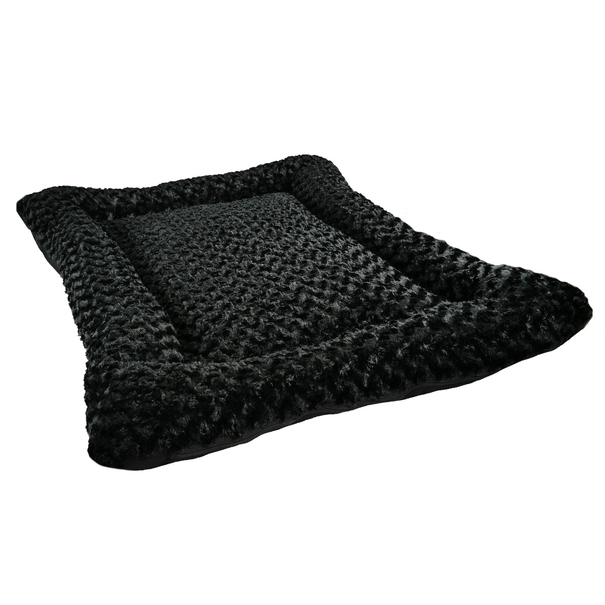 Dog Bed - Rectangle Bolstered Furvana™ 'Cloud' - Fabs things