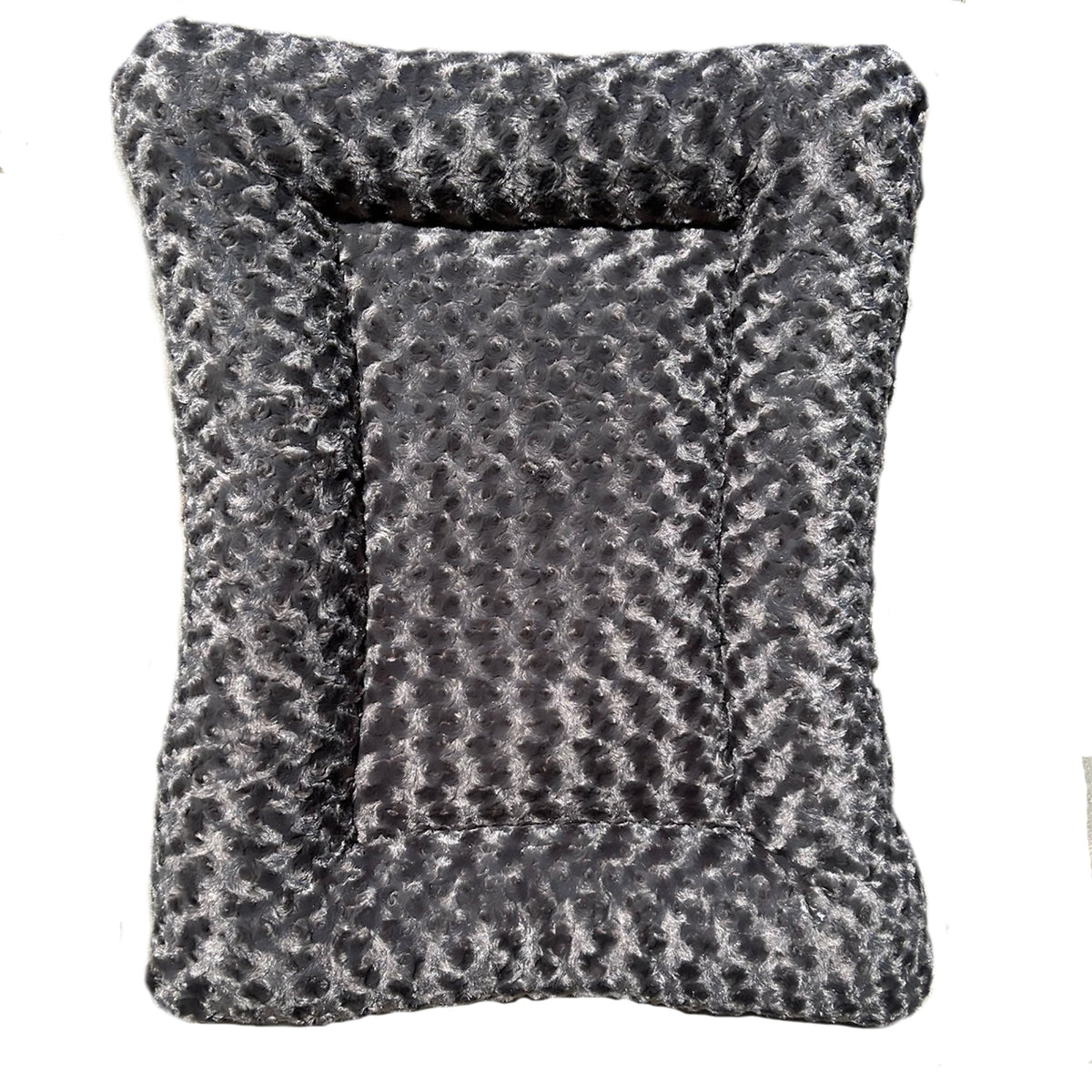 Dog Bed - Rectangle Bolstered Furvana™ 'Cloud' - Fabs things