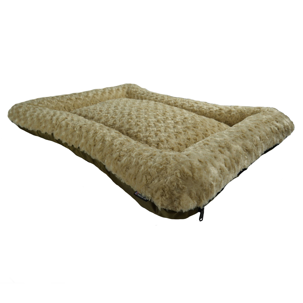 Dog Bed - Rectangle Bolstered Furvana™ 'Cloud' - Fabs things