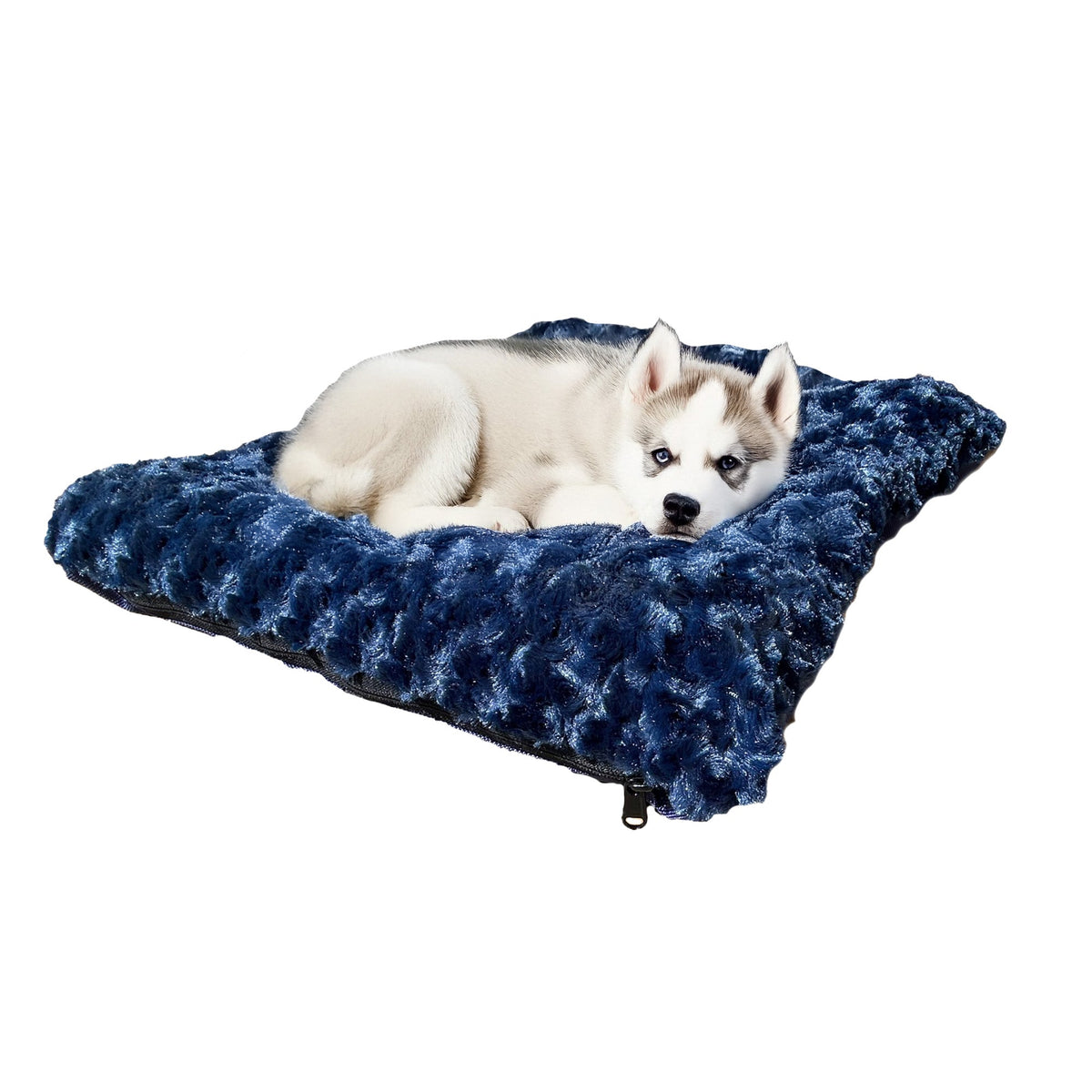 Dog Bed - Rectangle Bolstered Furvana™ 'Cloud' - Fabs things