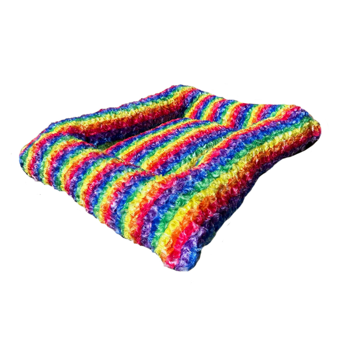 Dog Bed - Rectangle Bolstered Furvana™ 'Cloud' - Fabs things