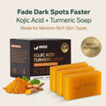 AMVital Turmeric Kojic Acid Soap Bar for Dark Spots & Uneven Tone - Fabs things