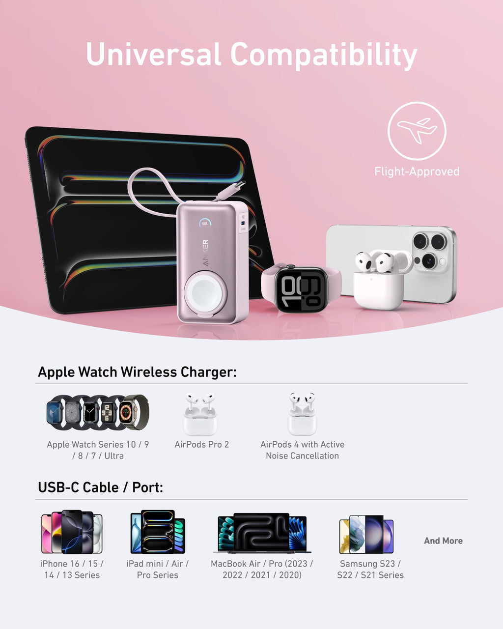 Anker MagGo Power Bank (10K, 35W, For Apple Watch) - Fabs things