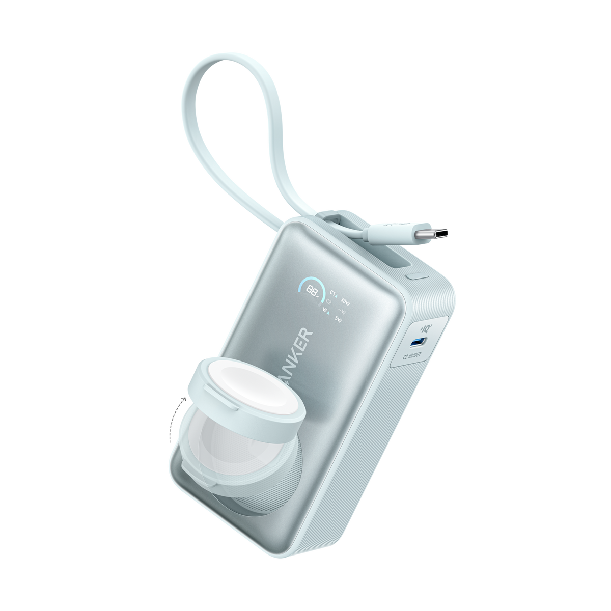 Anker MagGo Power Bank (10K, 35W, For Apple Watch) - Fabs things