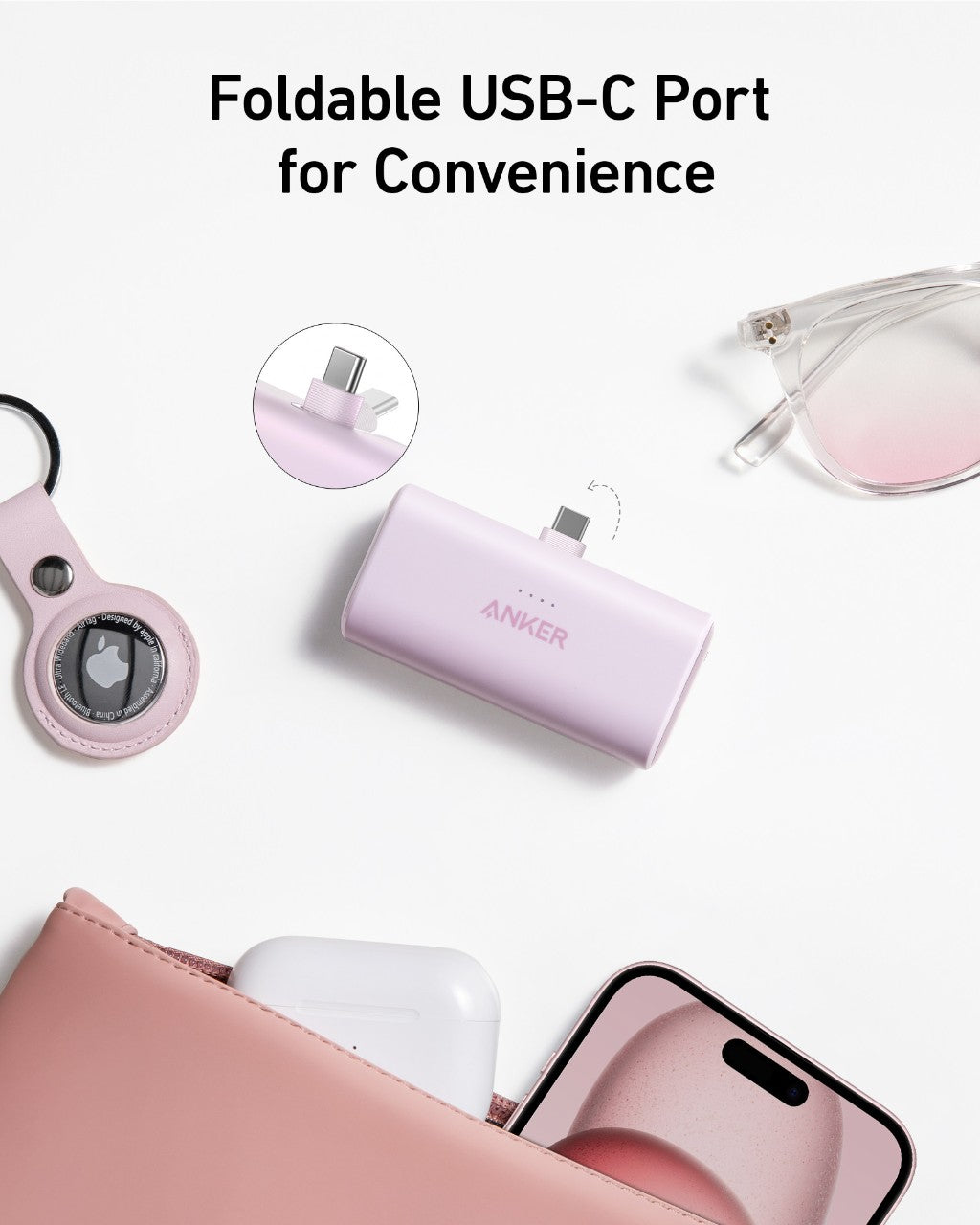 Anker Nano Power Bank (22.5W, Built-In USB-C Connector) - Fabs things