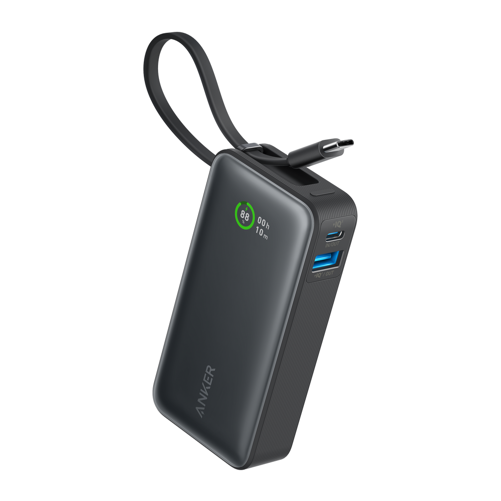 Anker Nano Power Bank (30W, Built-In USB-C Cable) - Fabs things