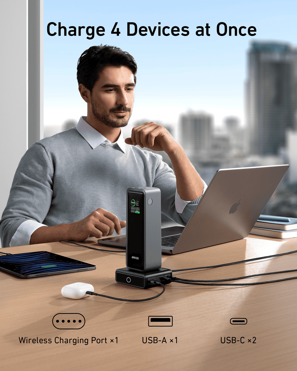 Anker 100W Charging Base for Anker Prime Power Bank - Fabs things
