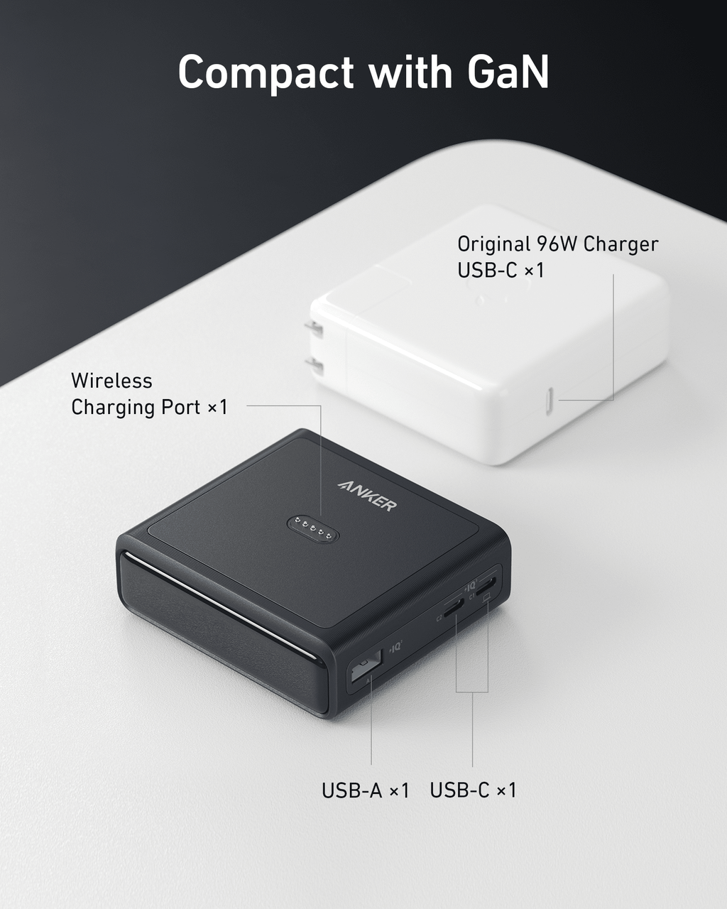 Anker 100W Charging Base for Anker Prime Power Bank - Fabs things