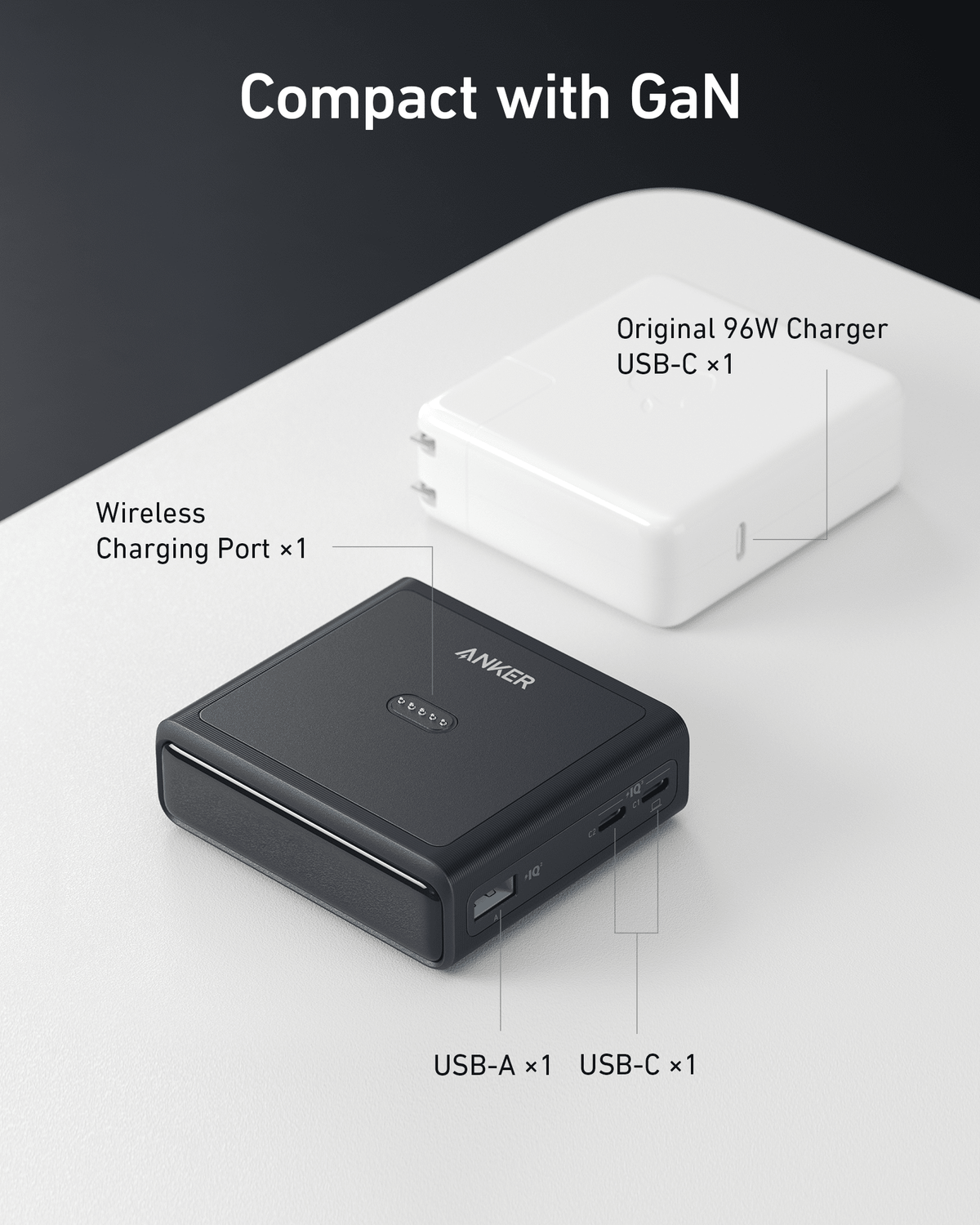 Anker 100W Charging Base for Anker Prime Power Bank - Fabs things